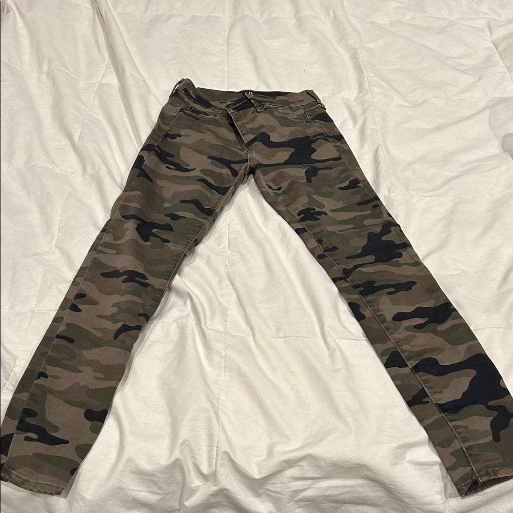 GAP Women's Skinny Jeans - Camouflage